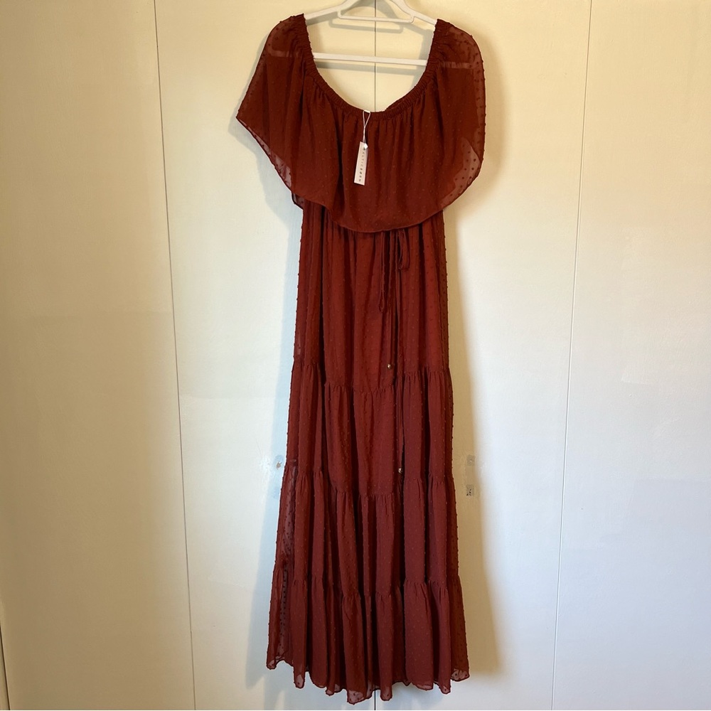 Baltic Born Swiss Dot Maxi Dress
